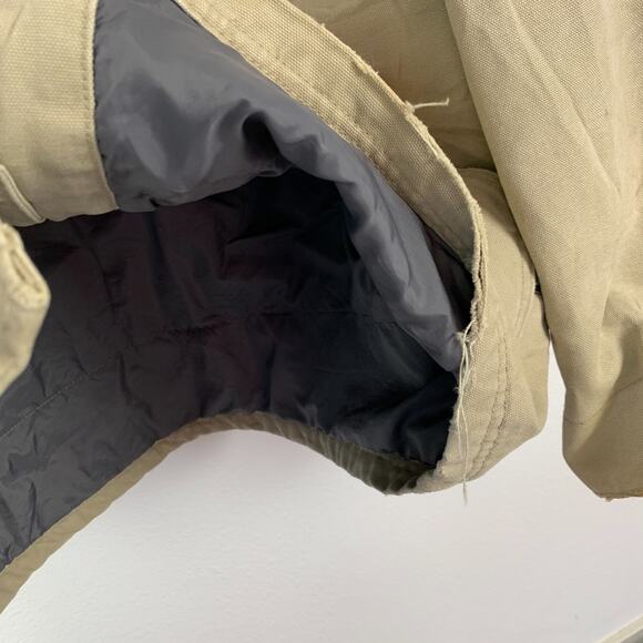 Vintage Sorel Khaki Canvas Work Chore Jacket Mens Large - Picture 6 of 11